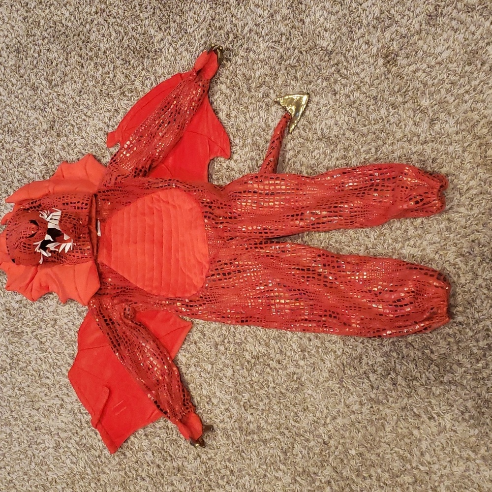 Pottery Barn Kids Red Dragon Costume